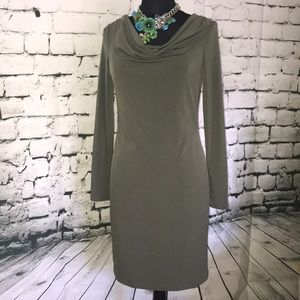 Calvin Klein - Classic olive green dress